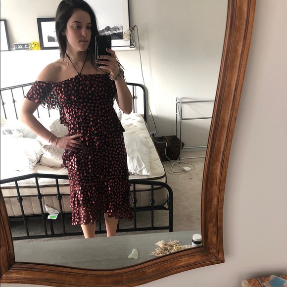 Alice and Olivia Heart Ruffle Dress - Picture 2 of 5